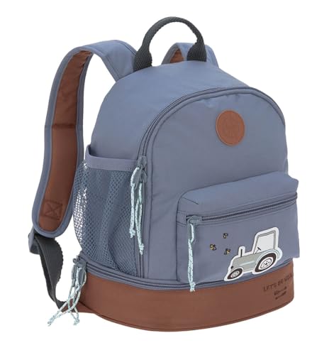 LÄSSIG Kinderrucksack mit Brustgurt Kindergartentasche Kindergartenrucksack 6,5L ab 3 Jahren/Mini Backpack Adventure Tractor