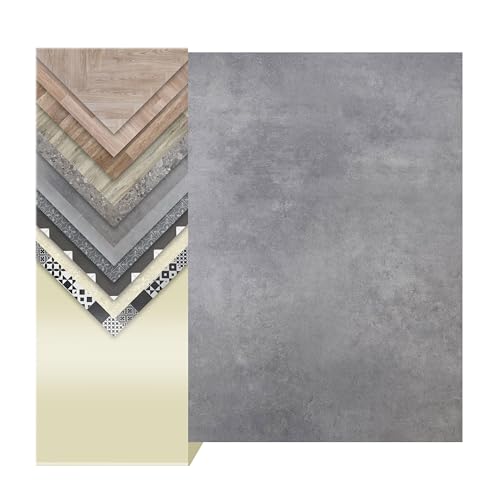 Primaflor PVC Bodenbelag Meterware - 15x20 cm, TURVO, Stein Kanada, Vinyl-Boden in Betonoptik für Küche, Wohn- und Badezimmer, Hochwertige Auslegware, Anti-Rutsch, MUSTERSTÜCK