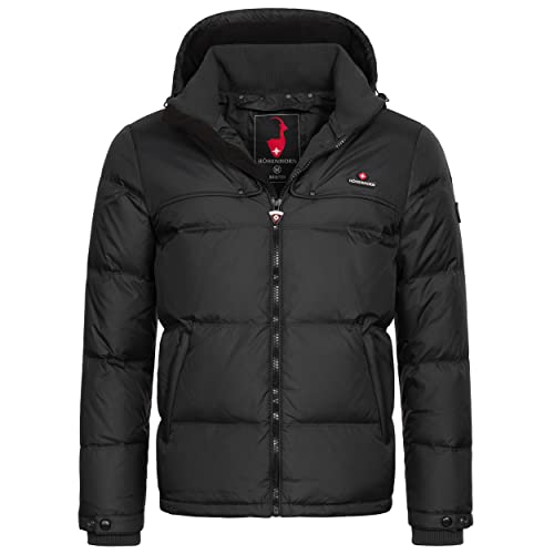 Höhenhorn Bristen Herren Daunen Winter Jacke Schwarz Gr. M