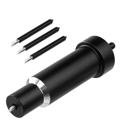 Giftgorde 3 x Deep Point Cut Blades + Gehäuse Funktionen für Maker4/3/Maker/Explore 4/3/ Air 2/ Air/One, Schwarz, zum Schneiden dicker Materialien-Handwerksschaum/Spanplatte/Leder/Magnet/Vellum