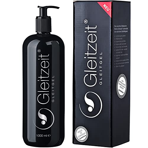 Gleitzeit® Gleitgel Wasserbasis PREMIUM 1 Liter XXL Gleitmittel sensitiv