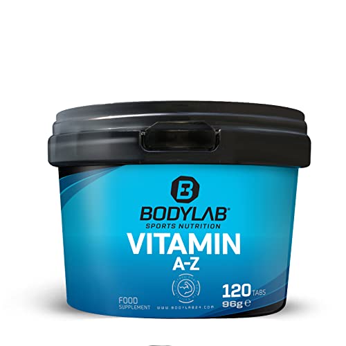 Bodylab24 Vitamin A-Z 120 Kapseln | Multi Vitamin Kapseln mit 13 verschiedenen Vitaminen | Vitamin-Komplex für die einfache Versorgung | normale Funktion von Stoffwechsel und Immunsystem