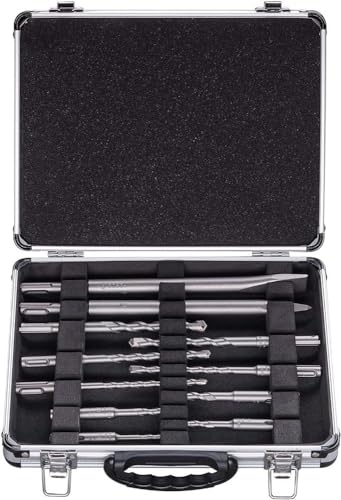 Bosch Accessories Professional 11tlg. SDS-Plus Mixed Hammerbohrer und Meißel Set (für Beton und Mauerwerk, Zubehör Bohrhammer)