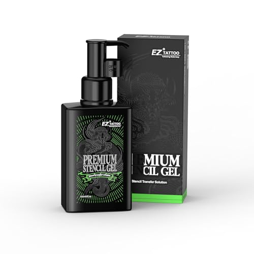 EZ Stencil Gel - 150ml Milde Hautfreundlichkeit Tattoo Transfer Gel, Tattoo Skin Lösung, Stencil Stuff Creme für Transfer Aufkleber Papier Tattoo Zubehör