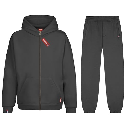 CUBAIANS Vinales Herren Jogging Anzug Grau Gr. XL