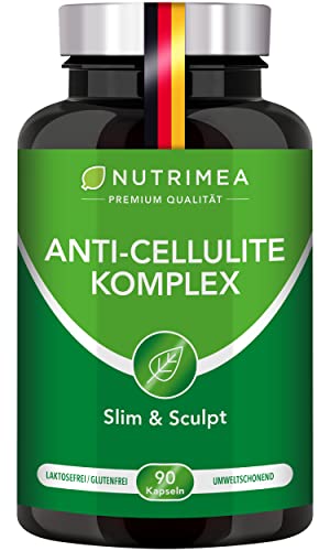Slim & Sculpt - ANTI CELLULITE Komplex mit Sinetrol® aus Citrusfrüchten, Guarana, Traubentrester - Kapseln gegen Orangenhaut - 90 Kapseln