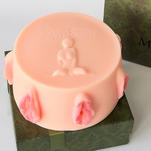 Seckoe 7 Kanäle Sexy Cake Masturbator Realistischer Masturbiere Masturbation Cup Hautähnlicher Textur Große Taschenmuschi Sex Spielzeug für Männer Pocket Pussy Extreme Solo Sextoys 2380G