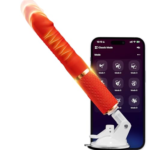 Dildo mit 9Stoßfunktion 9Vibration für Frauen, Vibrator Sex Spielzeug für Paare, Sex Spielzeug für die Frau Männer, Vibratorensets für Frauen Männer, fickmaschine Dildos Sexmaschine Maschinen Geräte