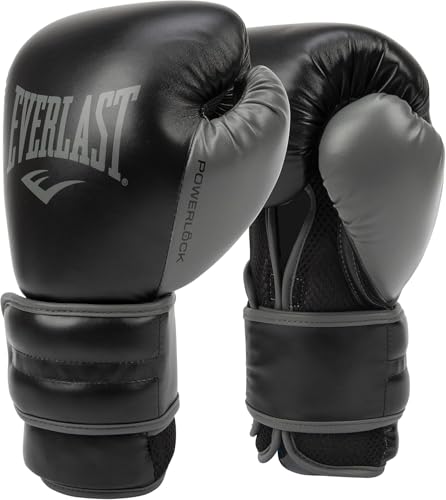 Everlast Unisex – Erwachsene Powerlock 2R Glove Handschuhe, Schwarz, 14Oz Eu