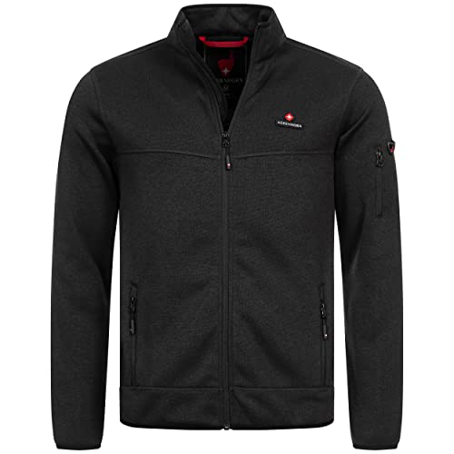 Höhenhorn Tacul Herren Jacke Fleece Strickjacke Dunkelgrau Gr. XL