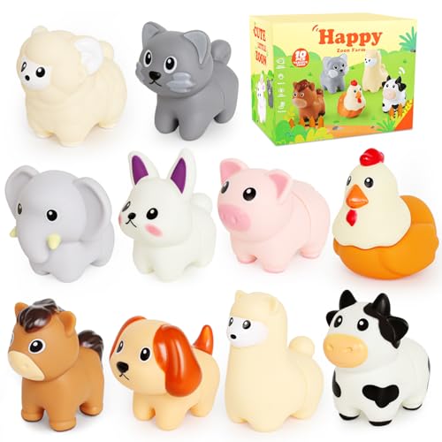 YIQOGAME Montessori Spielzeug ab 2 Jahr – Tierpaarungsspiel mit Lernsortierspielzeug-Funktion, Farbrekognition & Sensorik-Elementen, Motorikspielzeug zur Förderung von Feinmotorik & Kognition