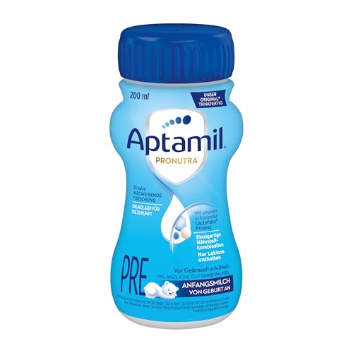 Aptamil Pronutra-ADVANCE PRE, Anfangsmilch von Geburt an, Baby-Milchnahrung, trinkfertig (6 x 200 ml)