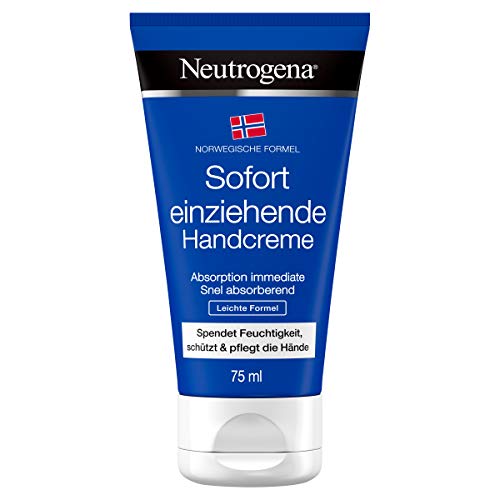 Neutrogena Norwegische Formel Sofort einziehende Handcreme, 2 x 75 ml