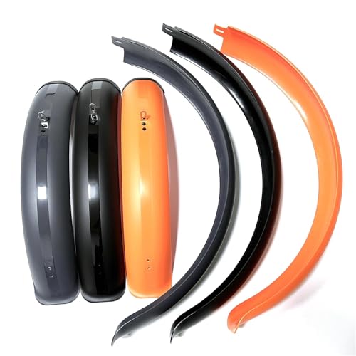 Schutzbleche Mountainbike Fahrradkotflügel 24/26/20 Zoll x 4,0 Fat Tire Mud Guards Kotflügelsatz Kotflügel for Zusammenklappen von Schnee E-Bike MTB Fahrradzubehör Fahrrad Schutzblech(Black 26x4.0)
