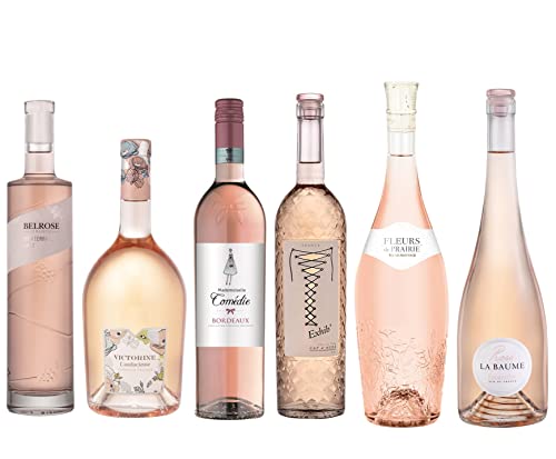 La Grande Vinothèque - Wein Probierpaket - Roséweine - Wein Set 6 Flasche Roséwein aus Frankreich (6 x 0.75 L)