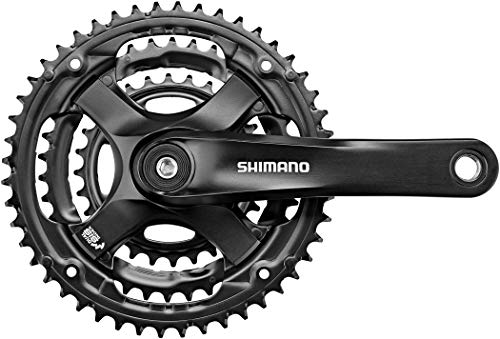 Shimano Kurbelgarnitur FC-TY501 Vierkant 6/7/8-fach, schwarz, 170 mm, E-FCTY501C888XLB