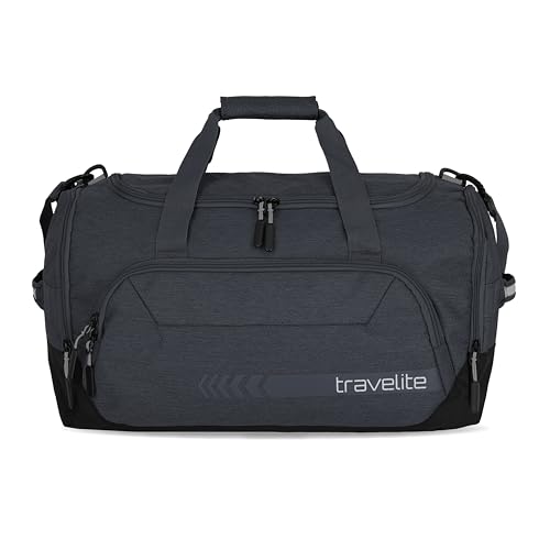 travelite Reisetasche Weekender, Kick Off, leichte Handgepäck Reisetasche für Urlaub und Sport, Schwimmbad, Klinikaufenthalt, 50 cm, 45 Liter