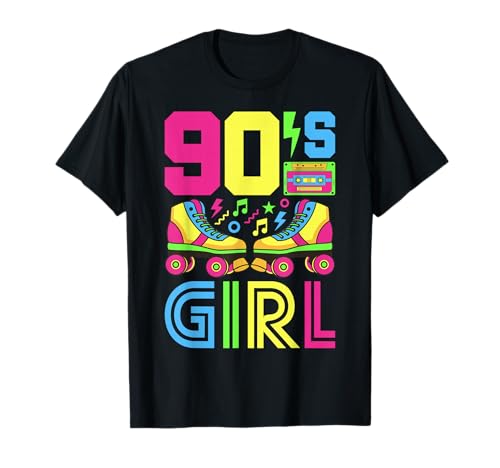 90s Girl 90er Jahre Outfit 90er Jahre Kostüm 90er Party 90er T-Shirt