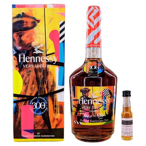 Hennessy Cognac V.S. 300th Founders Edition Limited 2025 0,7 l 40% + 2 cl Mini in Geschenkverpackung by Reichelts