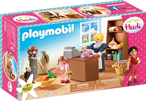 PLAYMOBIL 70257 Heidi Dorfladen der Familie Keller,