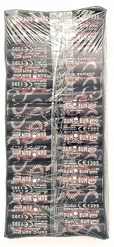 vama 30 Stück DumBum Rotate Bodenwirbel Brummer mit dreifach Verwandelung Crackling Finale für Outdoor Jugendfeuerwerk (1)