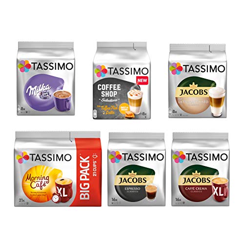 Tassimo Kapseln Starter Paket 77 Kaffeekapseln Kakao Kapseln 6er Pack 77 Getränk