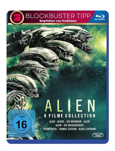 Alien - 6 Filme Collection,6 Blu-rays