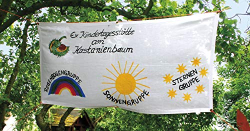 EDUPLAY Banner Baumwolle 130x62cm