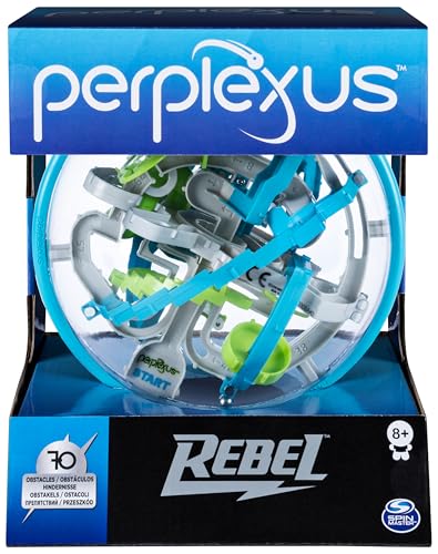 Spin Master Games Perplexus Rebel, 3D-Kugellabyrinth mit 70 Hindernissen - für fingerfertige Perplexus-Fans ab 6 Jahren