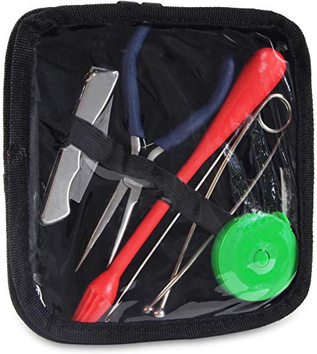 Angeln Fischen Zubehör Set mit Tasche Starterset für Einsteiger Anfänger - dem Fischereigesetz entsprechend Farbe Dunkelschwarz