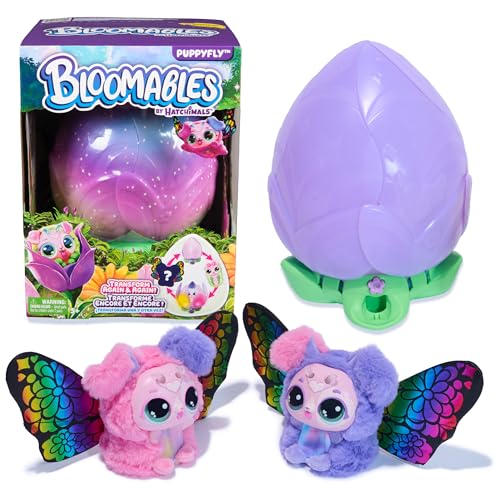 Hatchimals Bloomables Puppyfly, Interaktives Spielzeug mit Überraschung, doppelter Verwandlung und über 100 Geräuschen und Reaktionen, für Kinder ab 4 Jahren