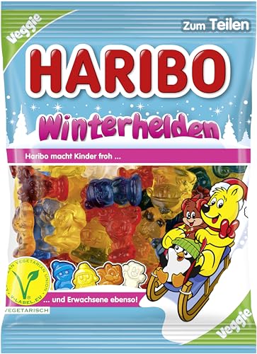 Haribo Winterhelden Veggie- für einen Unvergesslichen Winter, 175 g