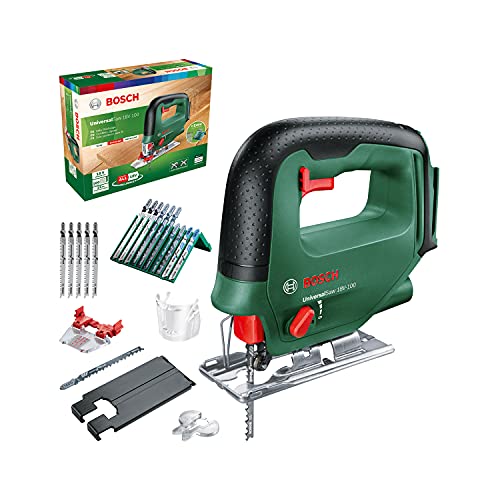 Bosch Akku Stichsäge UniversalSaw 18V-100 (ohne Akku, 18 Volt System, 15 tlg. Stichsägeblatt-Set, im Karton) – Amazon Edition