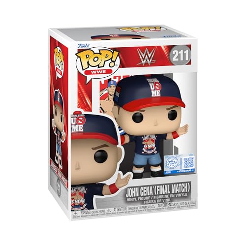 Funko POP! WWE: John Cena - Final Match - Vinyl-Sammelfigur - Geschenkidee - Offizielle Handelswaren - Spielzeug Für Kinder und Erwachsene - Sports Fans - Modellfigur Für Sammler