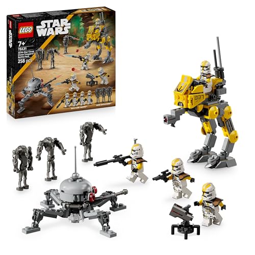 LEGO Star Wars Klonsoldaten des 327. Sternenkorps Battle Pack - Spielzeug für Kinder ab 7 Jahren - Minifiguren zum Bauen und Sammeln - Kreatives Geschenk für Jungen und Mädchen - 75431