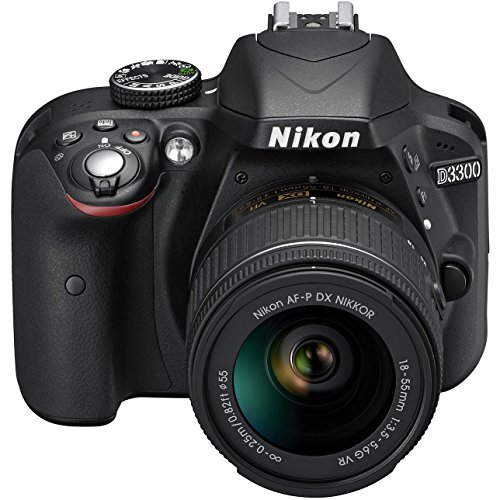 Nikon D3300 SLR-Digitalkamera Kit AF-P 18-55 VR schwarz
