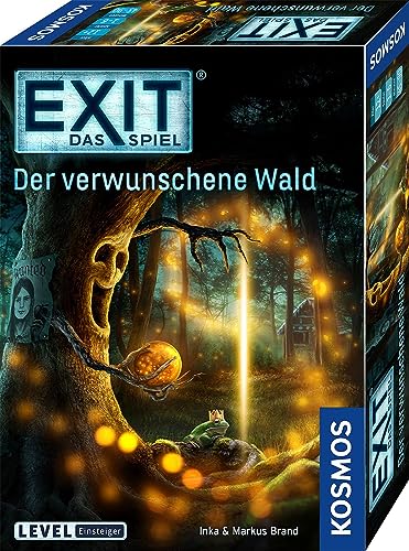 KOSMOS 695149 EXIT - Das Spiel - Der verwunschene Wald, Level: Einsteiger, Escape Room Spiel, EXIT Game für 1 bis 4 Spieler ab 10 Jahre, EIN einmaliges Gesellschaftsspiel