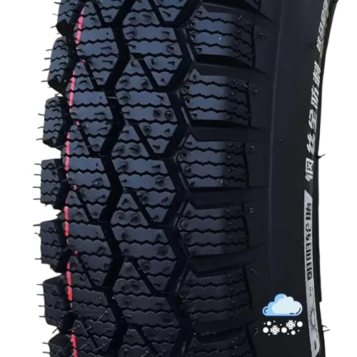 90/90-12 Motorrad-Winterreifen Tubeless, 90/90/12 Rutschfester Schneereifen, 90 90 12 Robuster 12-Zoll-TL-Reifen für Roller Vorder- Hinterrad(1pc)