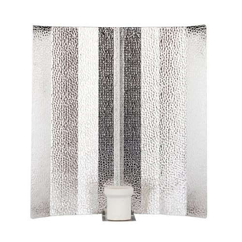 Weedness Grow Reflektor Lampe 47x47 cm mit E40 Fassung für NDL & MHL Leuchtmittel - Pflanzenlampe Box Indoor Natriumdampflampe 400w 600w 250w