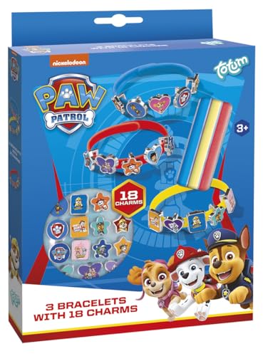 Totum bastelset Pfote Patrol junior 4-teilig, Blau,Gelb,Rot