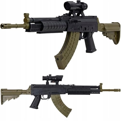 Softair Gewehr M775 Sturmgewehr Optik – Federdruck, Kaliber 6mm BB, < 0,5 Joule, Kunststoff, M16-Design, Einsteiger Airsoft Gewehr ab 14 Jahren