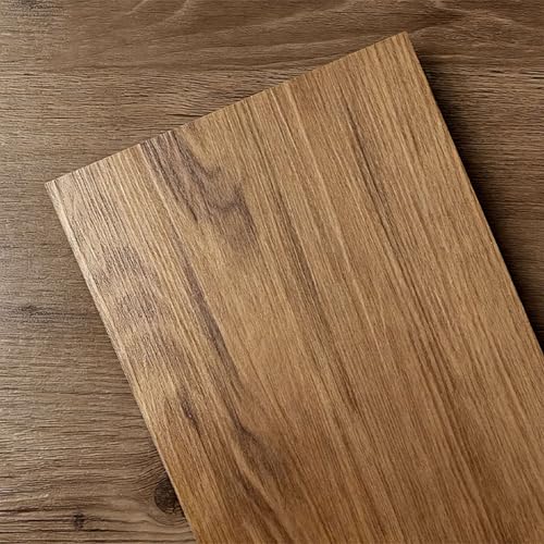 Brstheco PVC Bodenbelag Selbstklebende Vinyl Diele 92.3 x 16.3 cm (36 Stück) Stark Klebend Rutschfeste Wasserdicht Vinylboden 5 m² für Fußbodenheizung Schalldämmende Bodenbelag (Eiche Klassische)