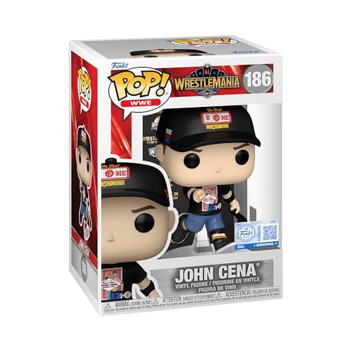 Funko Pop! WWE: John Cena - (Wrestle Mania 41) - Vinyl-Sammelfigur - Geschenkidee - Offizielle Handelswaren - Spielzeug Für Kinder und Erwachsene - Sports Fans - Modellfigur Für Sammler und Display