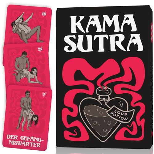 Kamasutra - Paar Spiele für Paare, Erotik Sex Spielzeug für Paare, Liebe Kartenspiel, Jahrestag Geschenk für Ihn & Sie, Partner Geschenke, Erotikspiele Freund, Sexspielzeug Toys Pärchen Spiel ab 18
