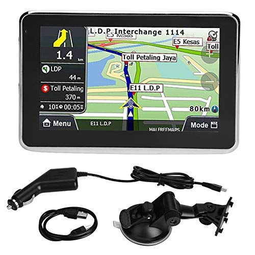 5 Zoll GPS Navigation Gerät, Touch Screen 256MB 8GB Universal, für Auto LKW Fahrer, MP3 FM Lebenszeit-Karten Phasenverkehr automatische Stimme Fahrwar
