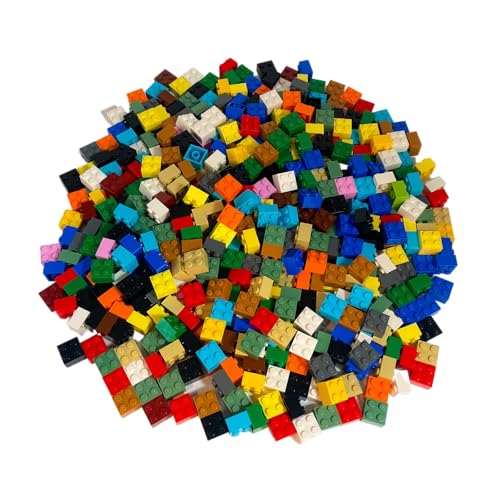 Lego® 2x2 Classic Basic Steine Bunt gemischt - 100 Stück | Bausteine für kreative Bauvorhaben
