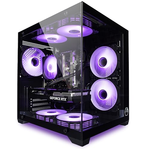 Gaming PC Venom Black Luftkühlung, RGB, bis 128GB RAM, GTX 1660S/ RTX 3050/ RTX 5060, bis 2TB SSD, Intel E5, WiFi, BT (1. Grafikkarte: NVIDIA GTX 1660 SUPER, 64GB RAM | 1TB SSD)