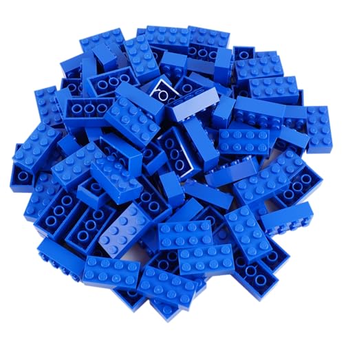 Lego® Classic Basic 3001 2x4 Blaue Bausteine - 50 Stück Blau - Perfekt für Kreative Bauprojekte und Lego® Konstruktionen