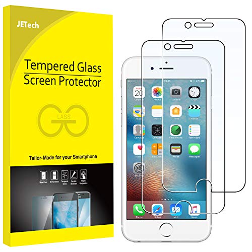 JETech Schutzfolie fur iPhone 6s und iPhone 6, Gehärtetem Glas, 2 Stück