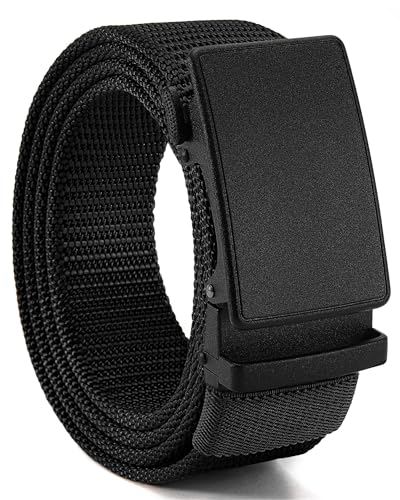 CHAOREN Nylon Automatik Gürtel Herren, 38mm Ratsche Arbeitsgürtel mit Schiebeschnalle - Passgenau Zuschneidbar